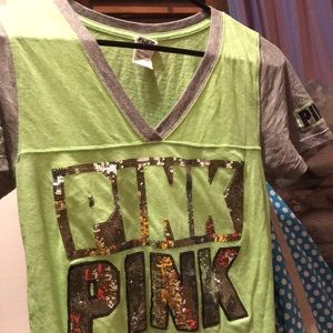 Victoria Secret Pink Bling Shirt
